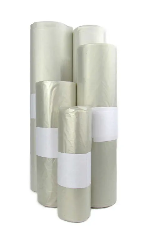 Rollo de 10 Bolsas para basura 50"x50" 64 Galones