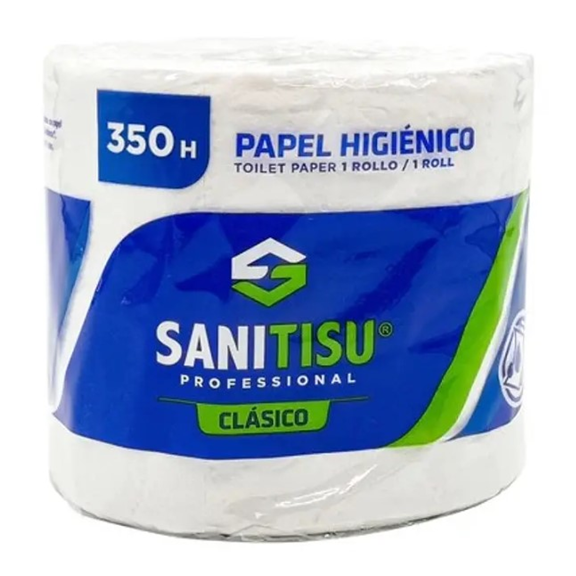 Paquete de 48 rollos de Papel Higiénico Sanitisu doble hojas 1