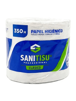 Paquete de 24 rollos de Papel Higiénico Sanitisu doble hojas
