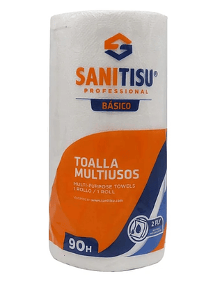 Paquete de 24 Papel toalla Sanitisu 90 hojas dobles