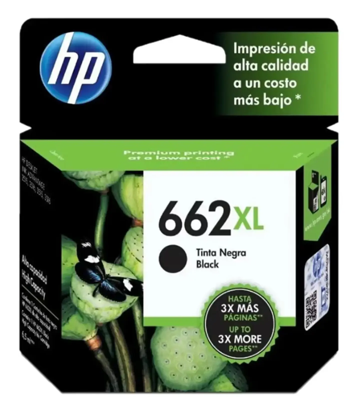 Tintas HP 662xl 1