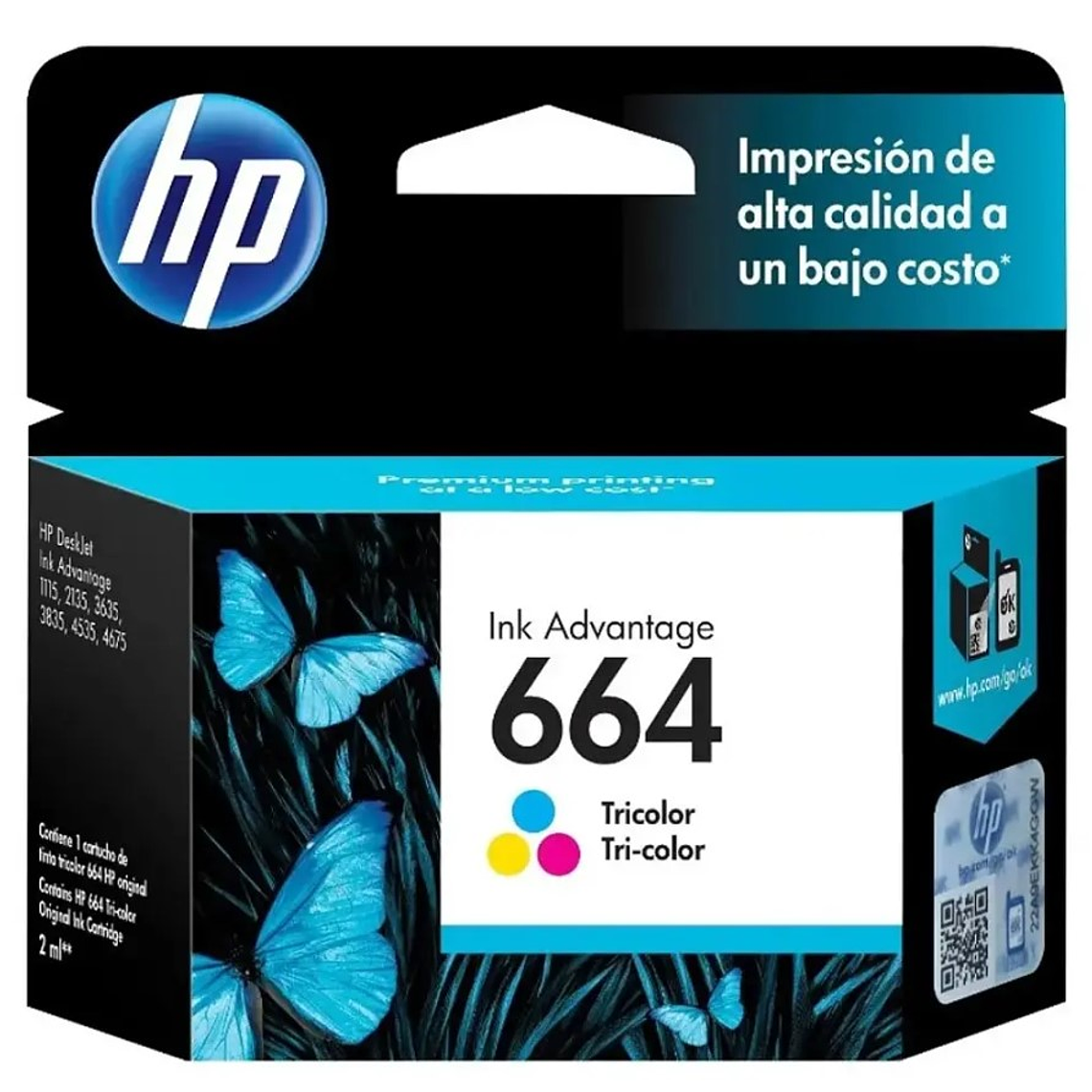 Tintas HP 664 2
