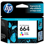 Tintas HP 664