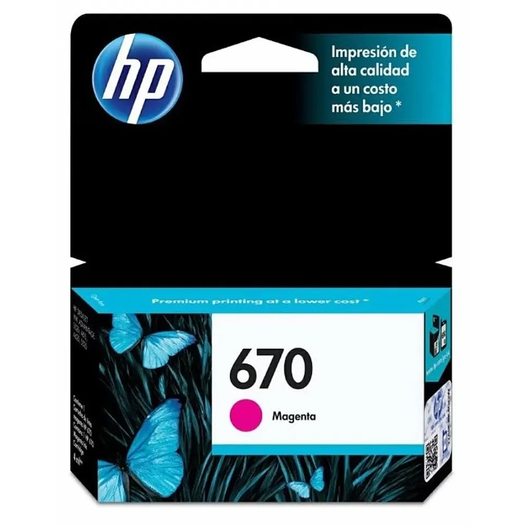 Tintas HP 670 3