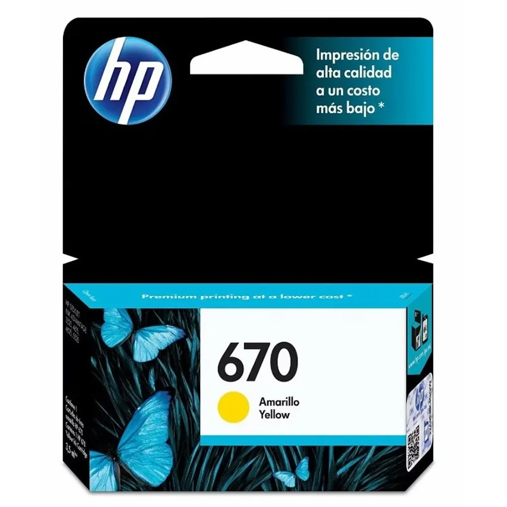 Tintas HP 670