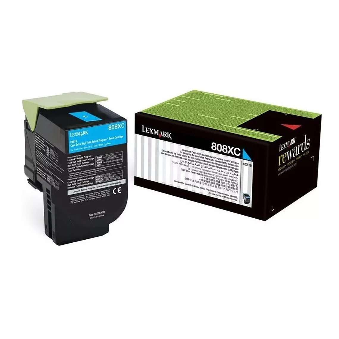 Toner Lexmark 808X 2