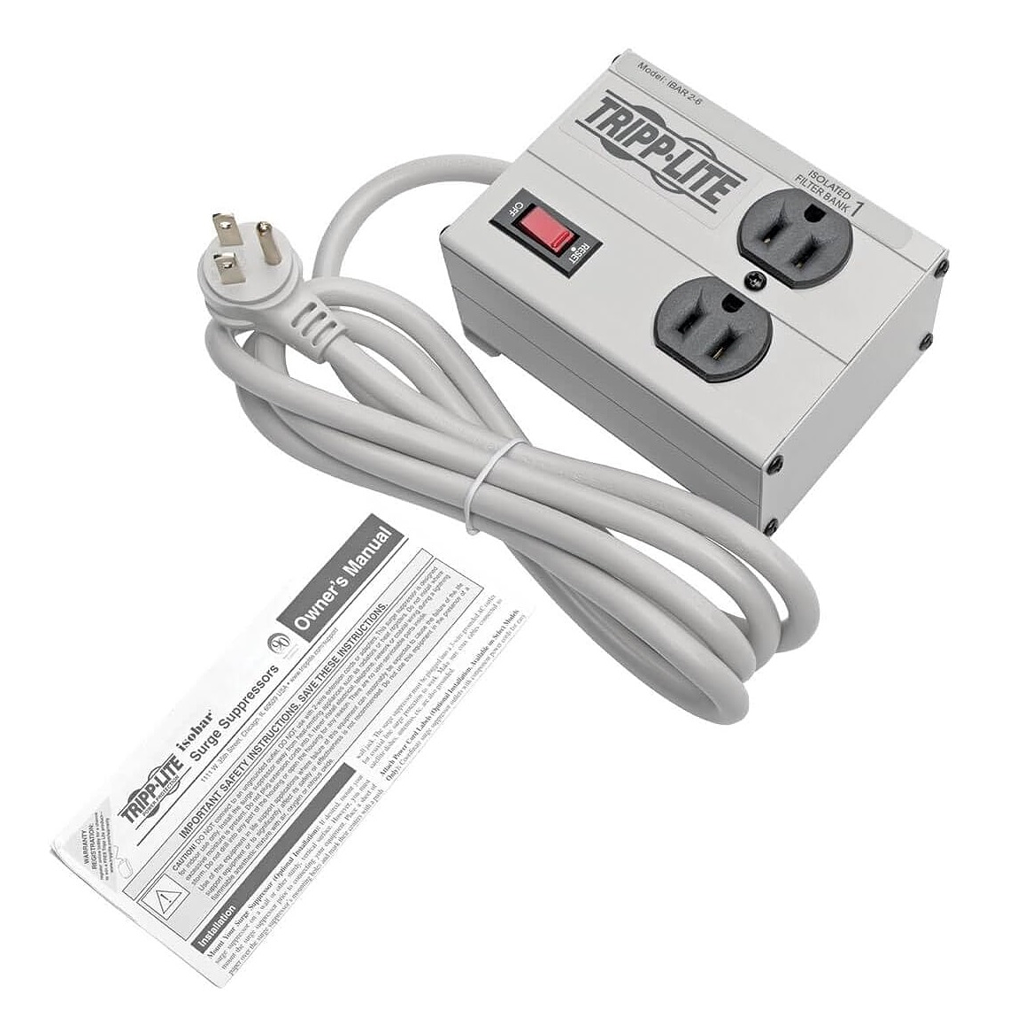 Protector contra sobretensiones, 2 tomacorrientes TRIPP-LITE 2