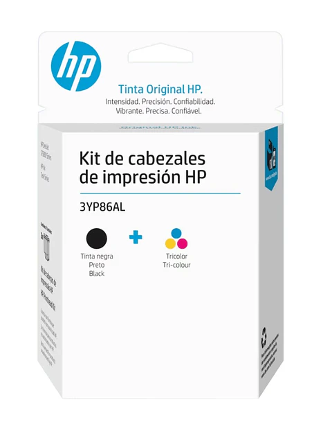 Kit de Cabezales de Impresión HP GT 3YP86AL Negro/Tricolor