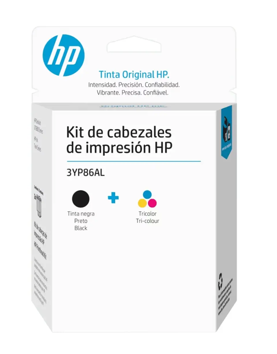 Kit de Cabezales de Impresión HP GT 3YP86AL Negro/Tricolor 1