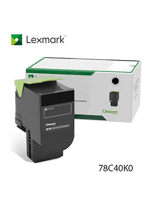 Toner Lexmark 78C40K0