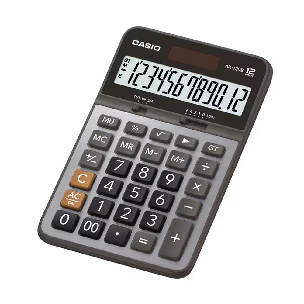 Calculadora Casio 12 Dígitos de Escritorio AX-120B