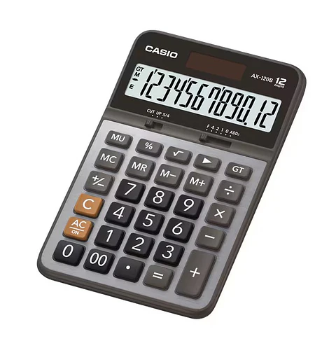 Calculadora Casio 12 Dígitos de Escritorio AX-120B
