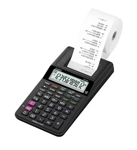 Calculadora Casio 12 dígitos con impresora HR-8RC