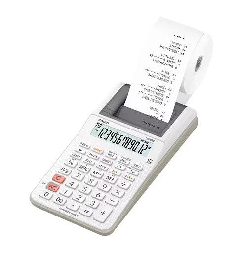 Calculadora Casio 12 dígitos con impresora HR-8RC
