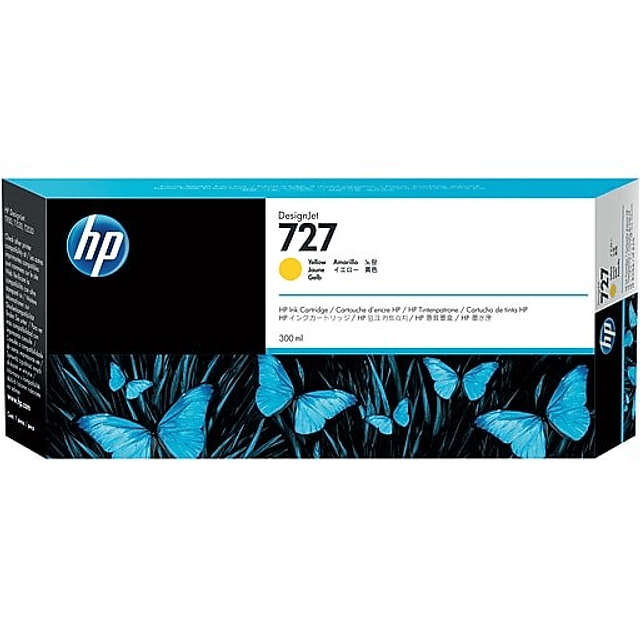 Tinta HP B3P21A 727 YELLOW