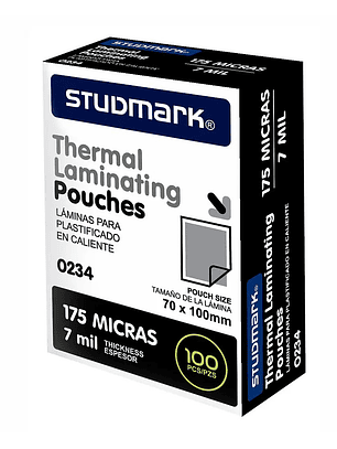 Láminas para plastificar Studmark 70x100 mm