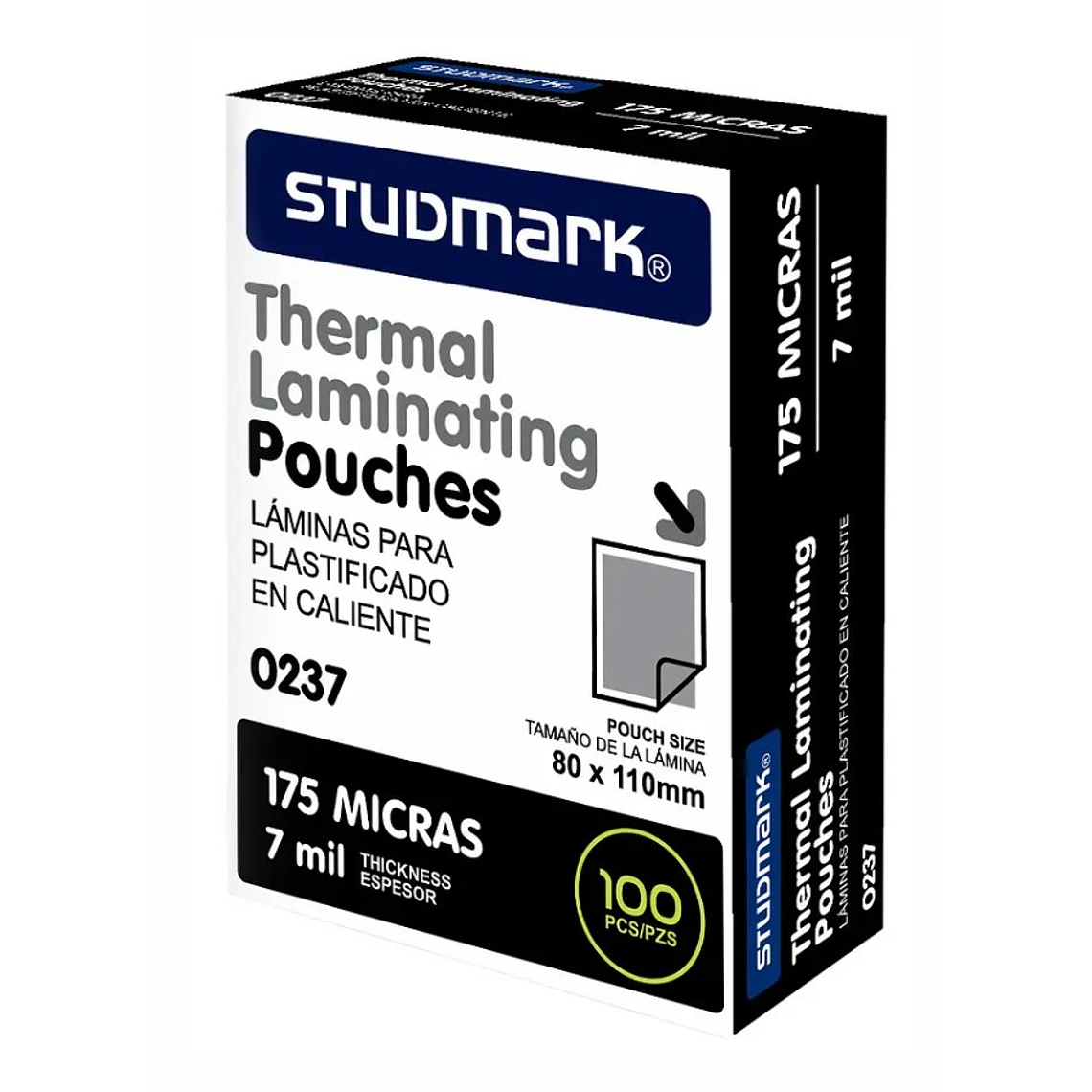 Láminas para plastificar Studmark 80x110 mm 1