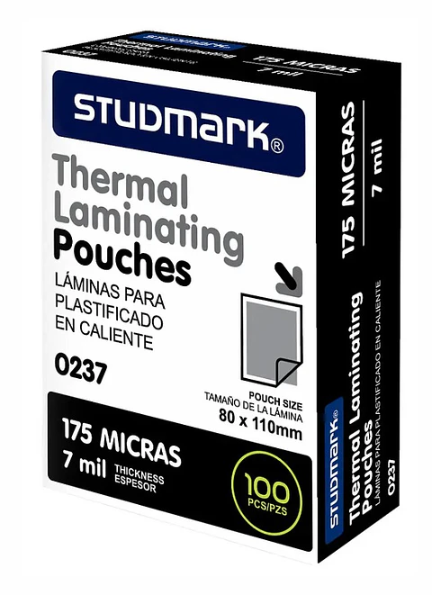 Láminas para plastificar Studmark 80x110 mm