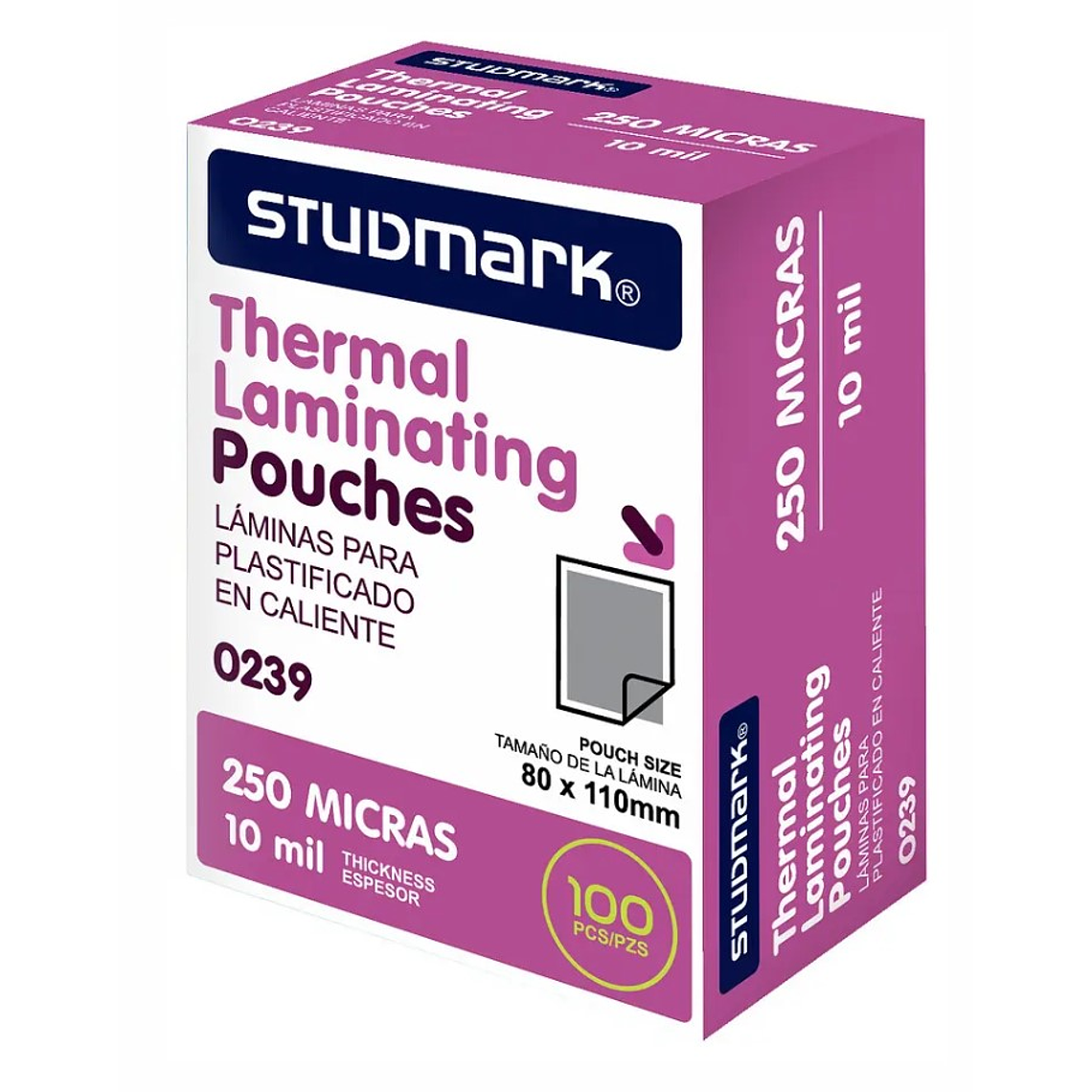 Láminas para plastificar Studmark 80x110 mm 2