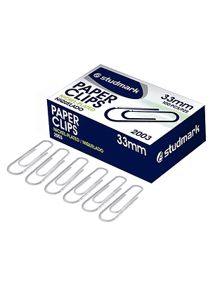 Clip Studmark para papel 33 mm