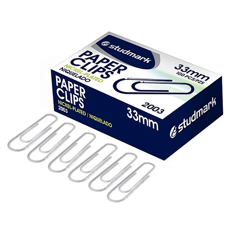 Clip Studmark para papel 33 mm 1