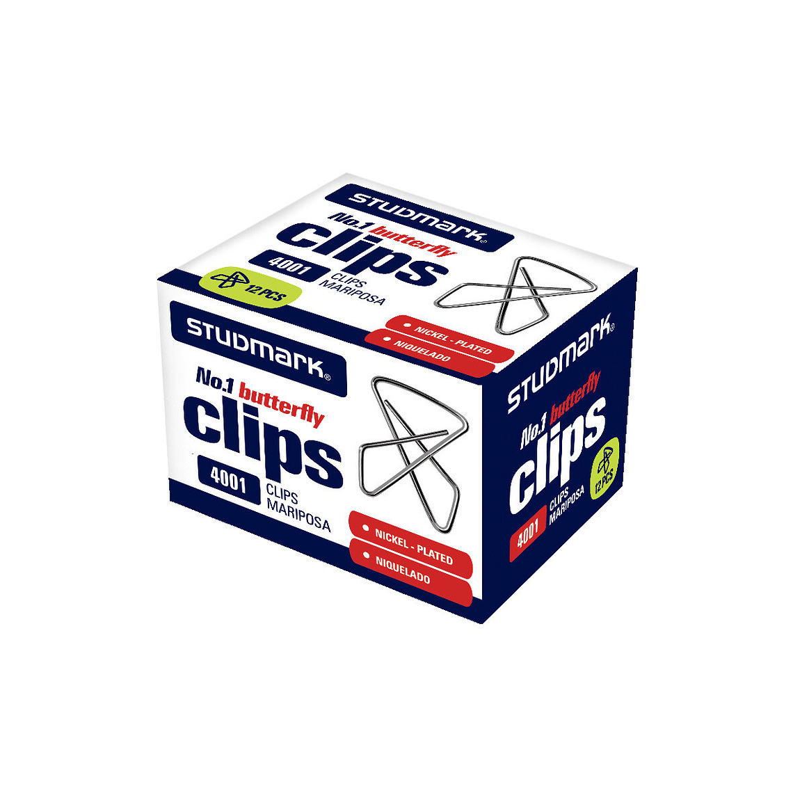 Clips Mariposa Studmark Grandes 1