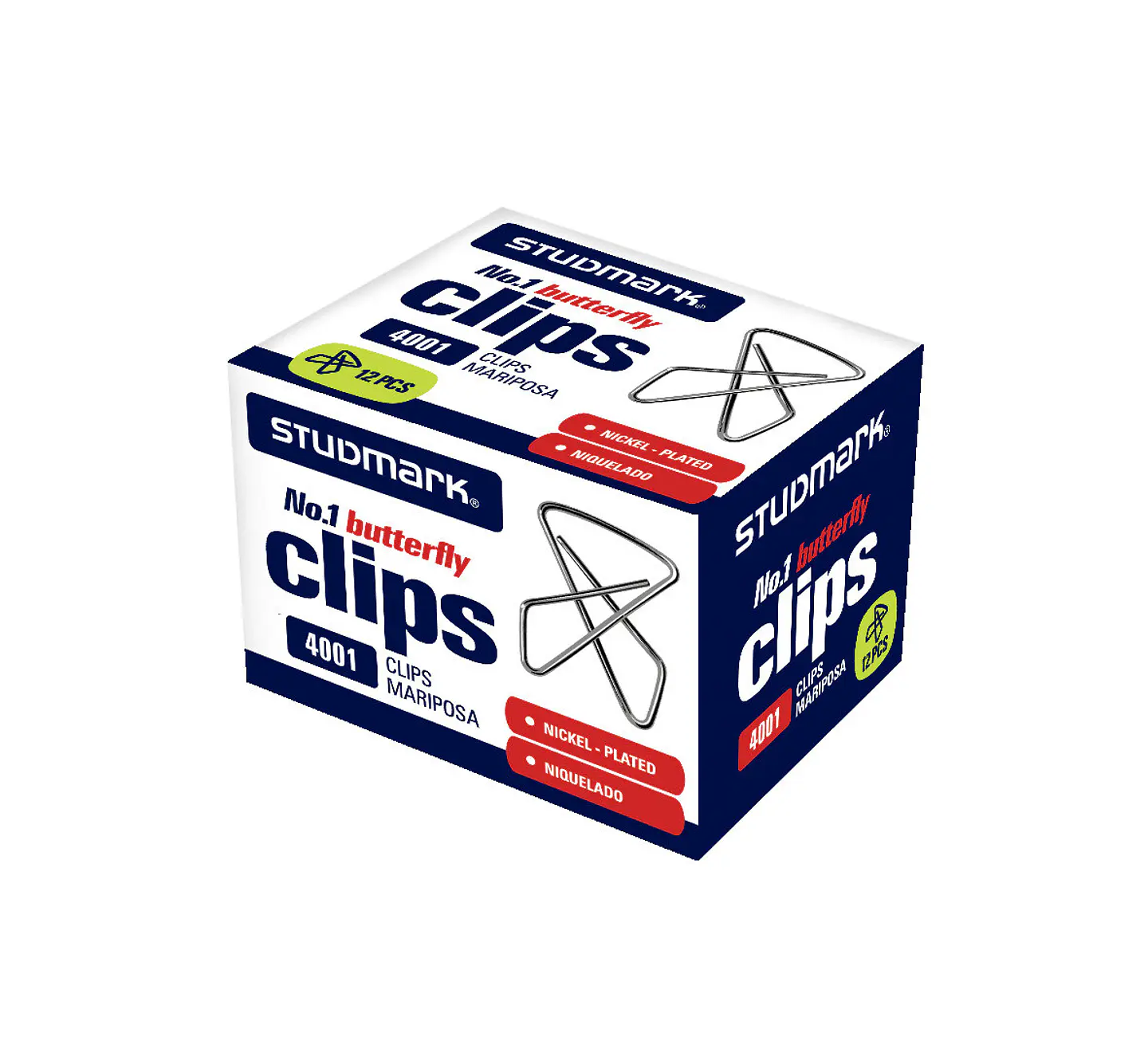 Clips Mariposa Studmark Grandes 1