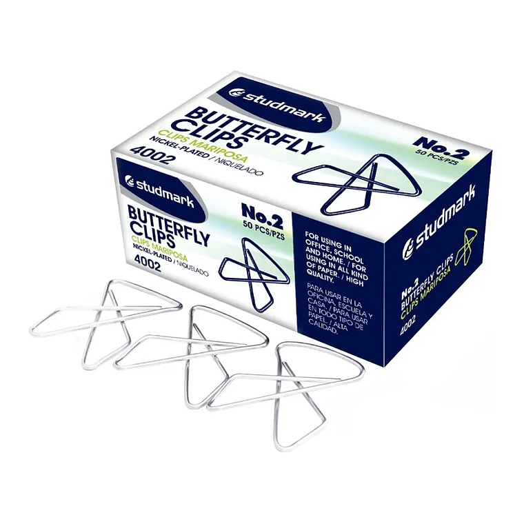 Clips Mariposa Studmark Pequeños 1