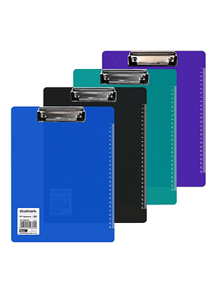 Tablillas plásticas Stumdark, A4, colores variados