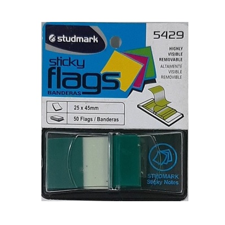 Banderitas Studmark de 25 x 45 mm, con dispensador 6