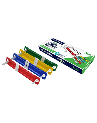 Ganchos plásticos de colores Studmark para folders