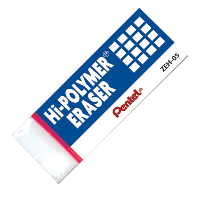 Borrador de Goma Pentel Hi-Polymer 1