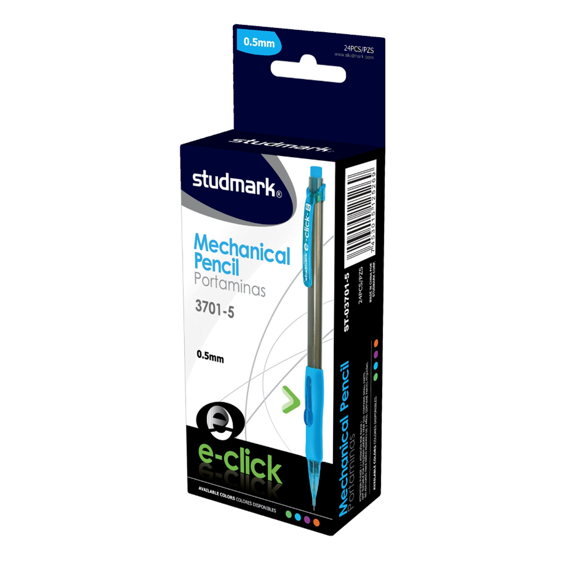 Lápiz mecánico Studmark, e-click, 0.5 mm 2