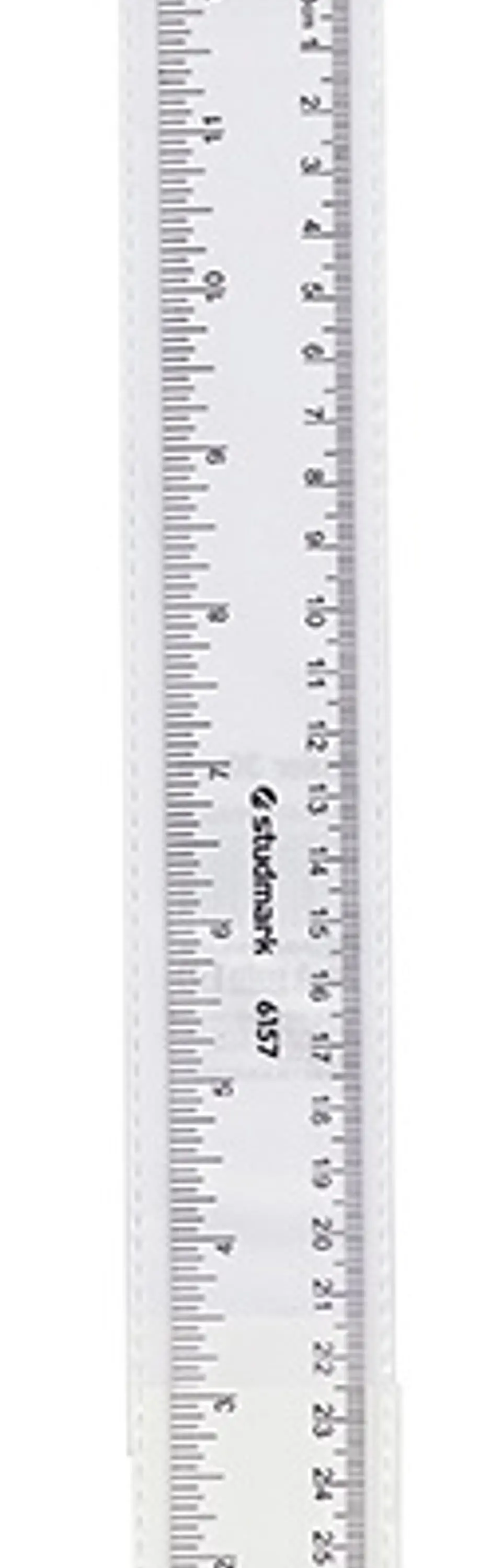 Regla plástica transparente Studmark 30 cm 1