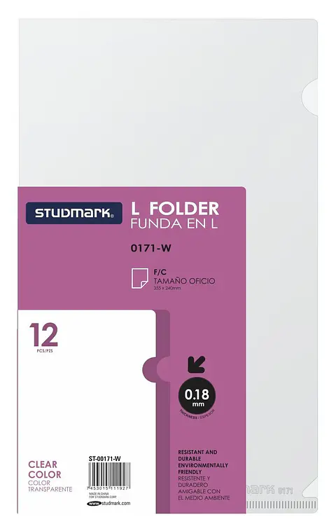 Paquete de 12 Fundas L Studmark