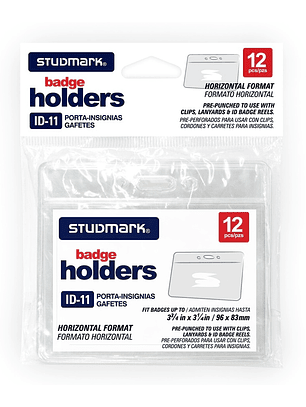 Portacredenciales horizontal Studmark, 96 x 83 mm