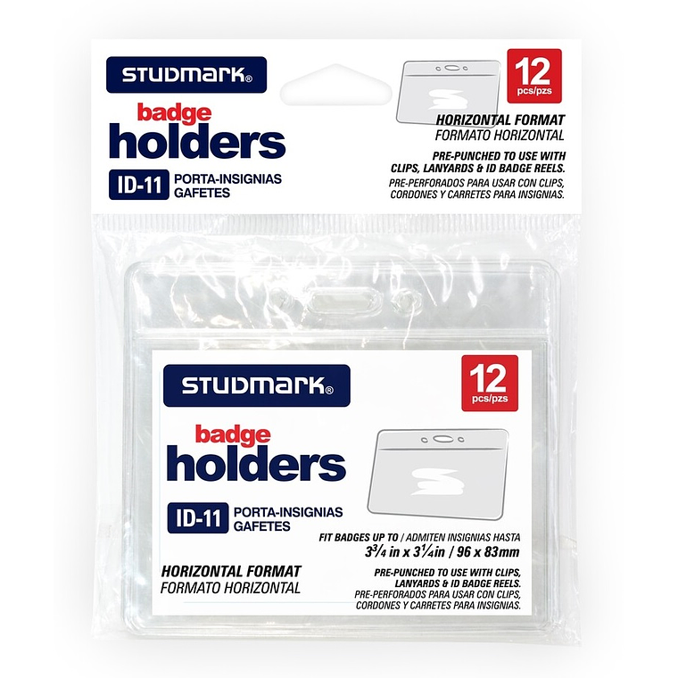 Portacredenciales horizontal Studmark, 96 x 83 mm 1