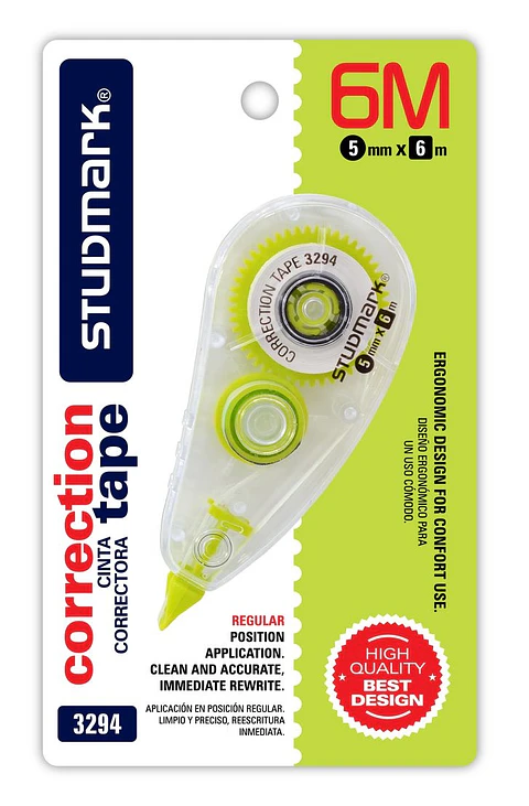 Corrector de cinta Stumdark, 5mm x 6 m