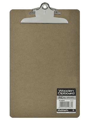 Tablilla de Madera Studmark con clip de espátula, Oficio