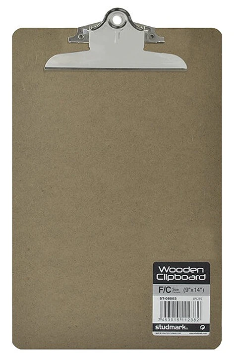 Tablilla de Madera Studmark con clip de espátula, Oficio