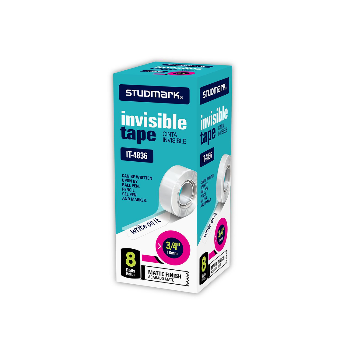 Cinta adhesiva invisible Studmark 2