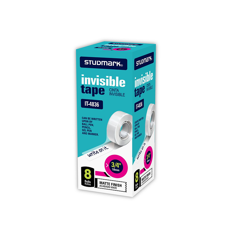 Cinta adhesiva invisible Studmark 2