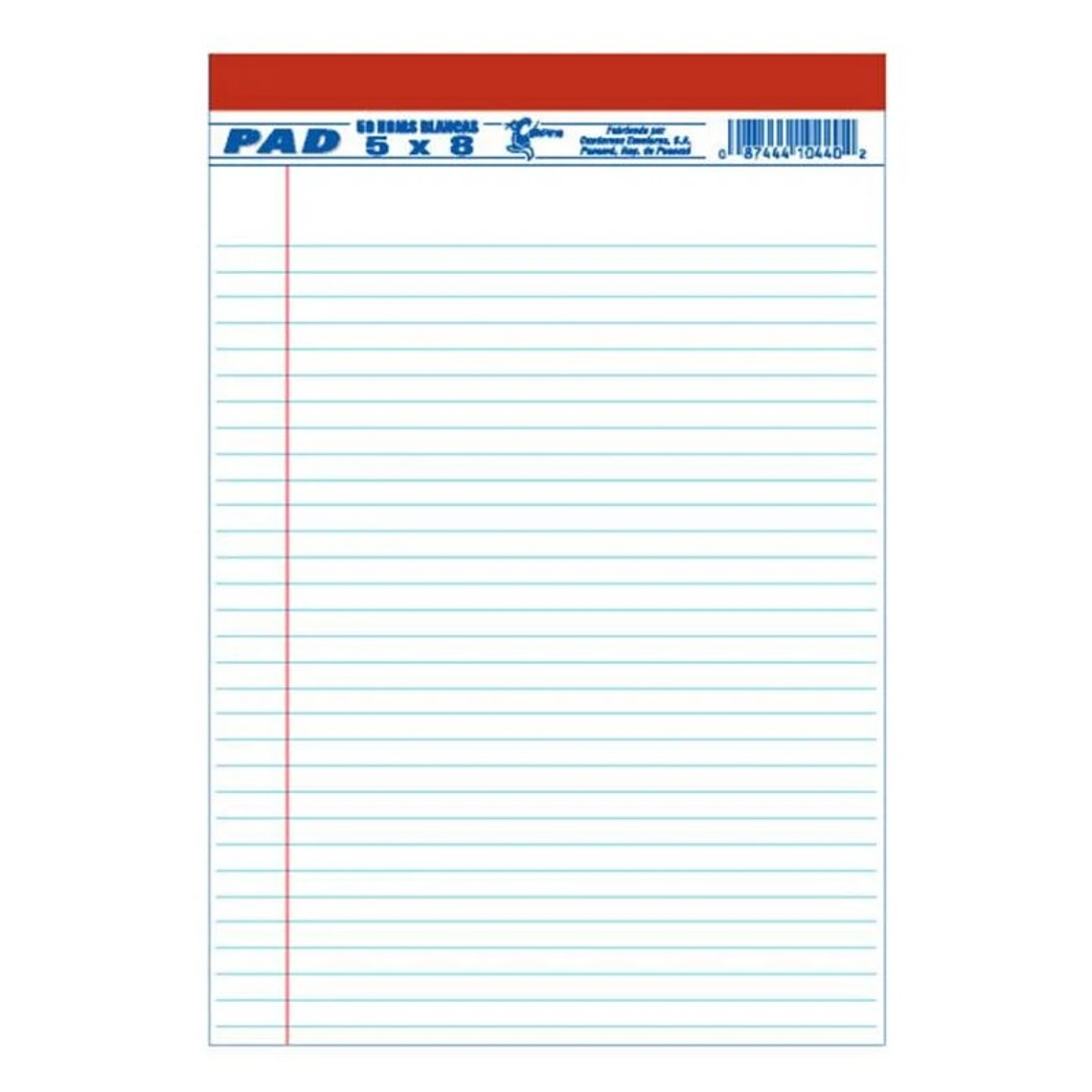 Libretas rayadas blancas, Corsario, 5