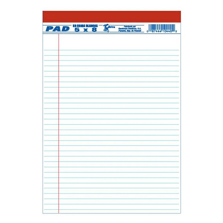 Libretas rayadas blancas, Corsario, 5