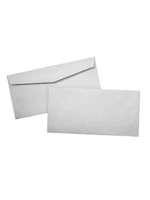 Paquete de 25 sobres blancos UltraPaper N.10 de 24 lbs