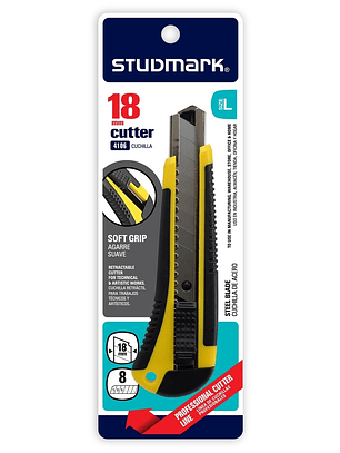 Exacto retráctil Studmark de 18 mm