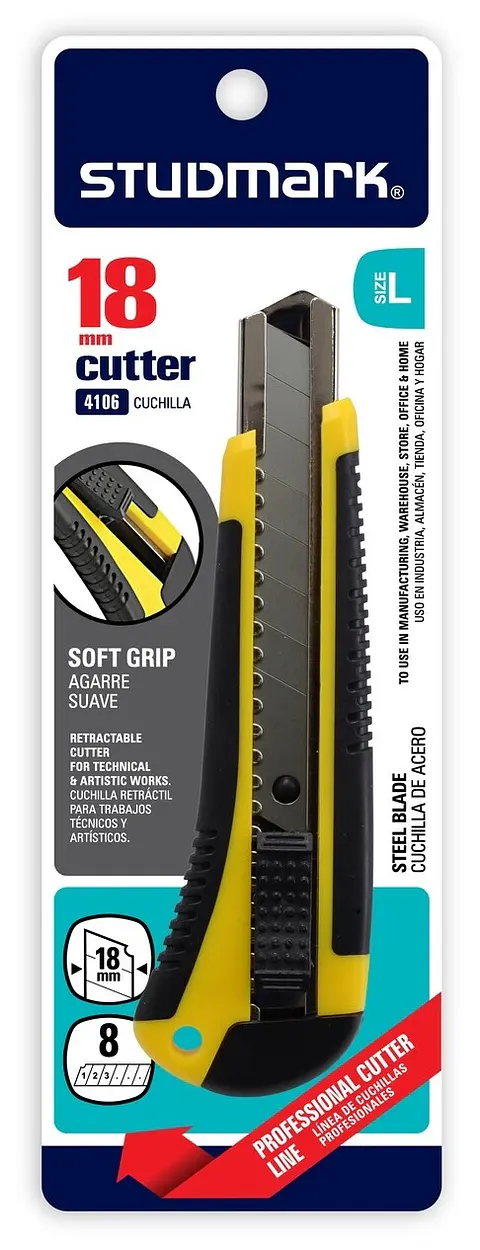 Exacto retráctil Studmark de 18 mm