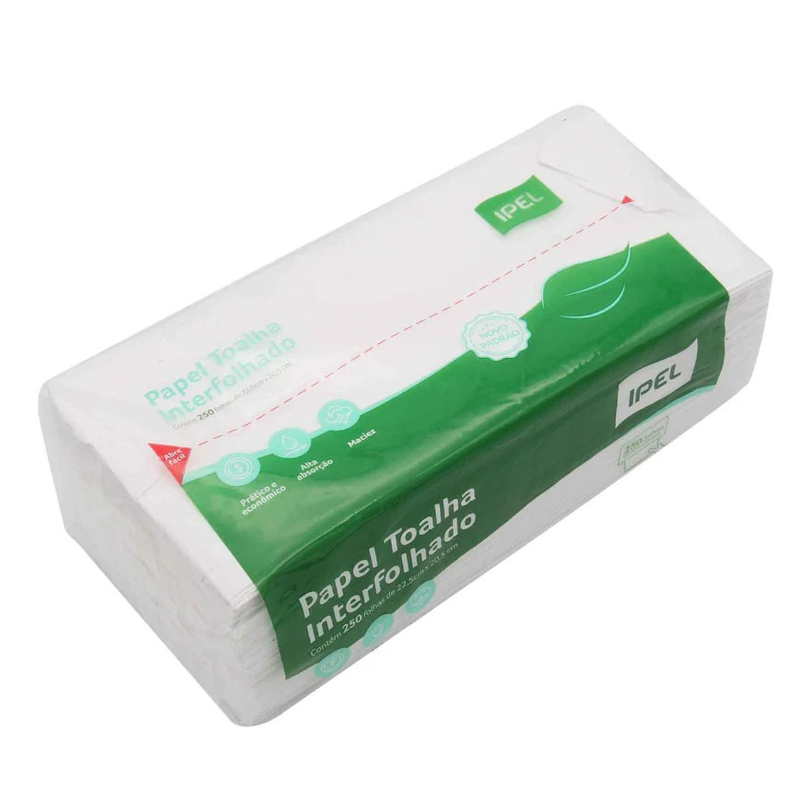 Papel Toalla Foliado 8 Paquetes x 250 Hojas (2000 hojas) 1