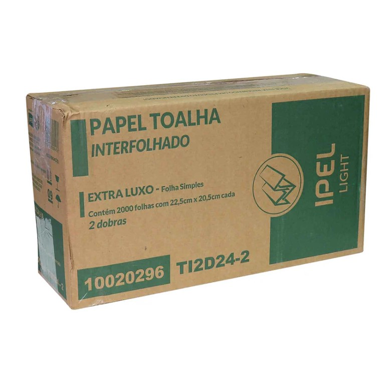 Papel Toalla Foliado 8 Paquetes x 250 Hojas (2000 hojas) 2