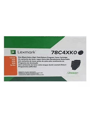 Toner Lexmark 78C4XK0